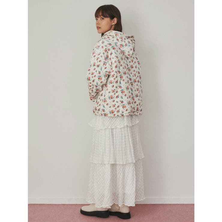 floralベロアキルトジャケット | merry jenny | 詳細画像43 