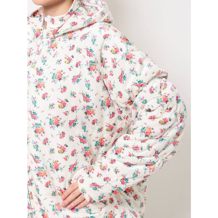 floralベロアキルトジャケット | merry jenny | 詳細画像50 