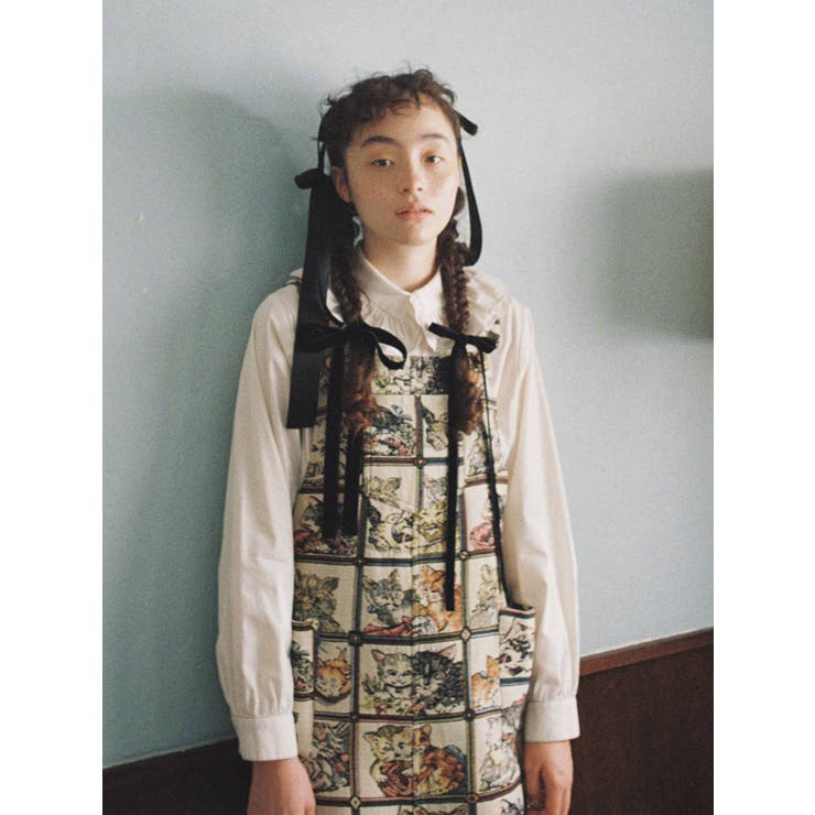 check catジャンスカ[品番：MKSW0047085]｜merry jenny（メリージェ二