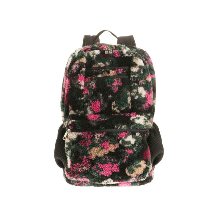 fluffy floralボアバックパック[品番：MKSW0048447]｜merry jenny