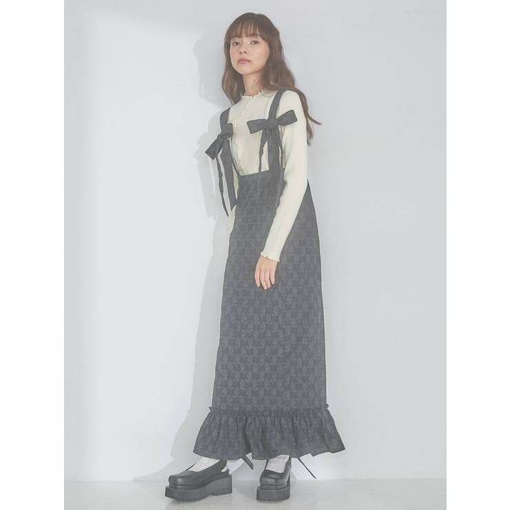 リボンリボンスカート[品番：MKSW0048638]｜merry jenny