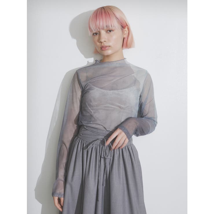 diaryシアーメッシュtops[品番：MKSW0049959]｜merry  jenny（メリージェ二ー）のレディースファッション通販｜SHOPLIST（ショップリスト）