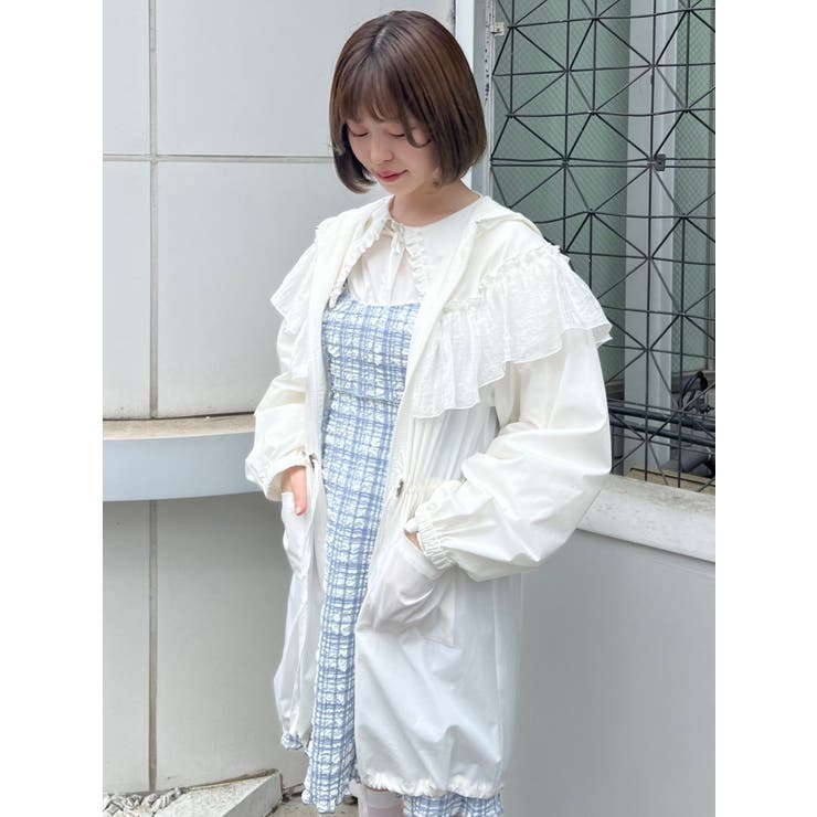 フリルマウンテンパーカー[品番：MKSW0048976]｜merry  jenny（メリージェ二ー）のレディースファッション通販｜SHOPLIST（ショップリスト）