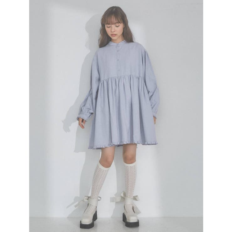 レース2wayミニワンピース[品番：MKSW0048978]｜merry jenny
