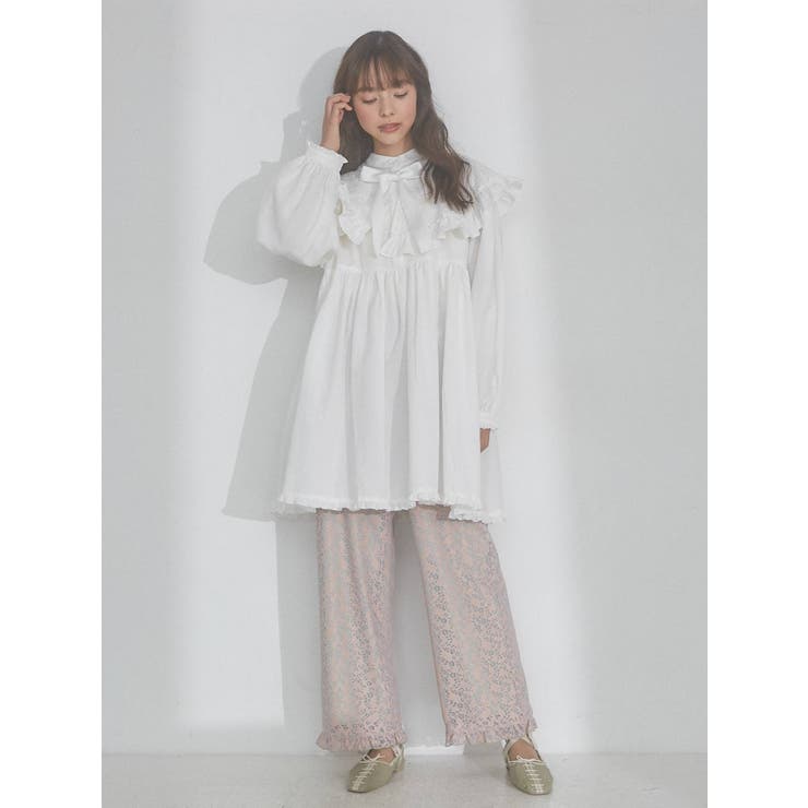 レース2wayミニワンピース[品番：MKSW0048978]｜merry jenny