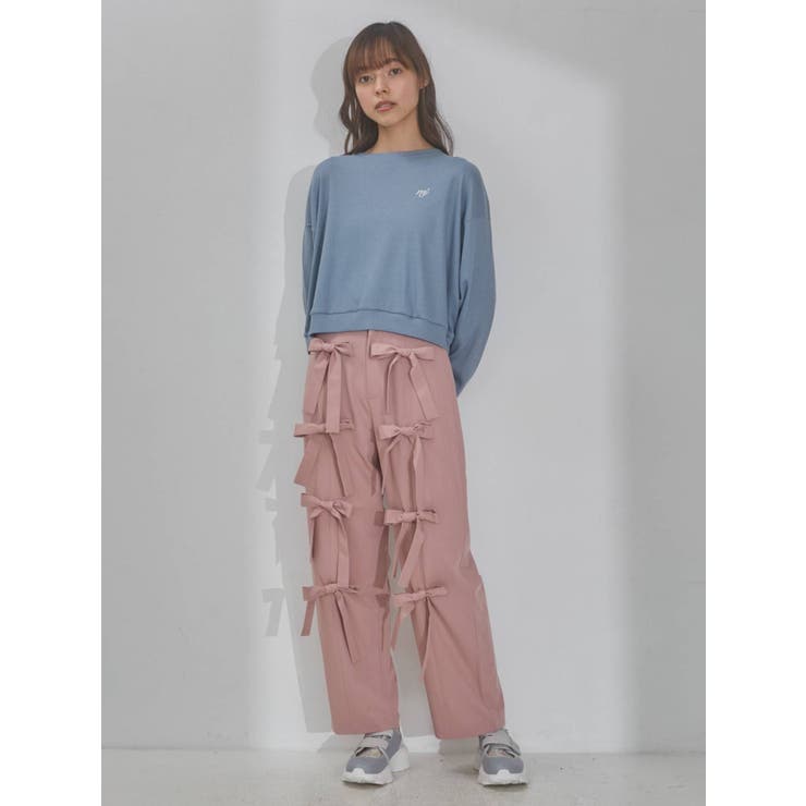 リボンスラックス[品番：MKSW0048651]｜merry jenny（メリージェ
