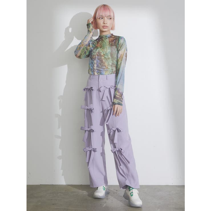 merry jenny（メリージェニー）の「リボンワイドパンツ（）」 - WEAR