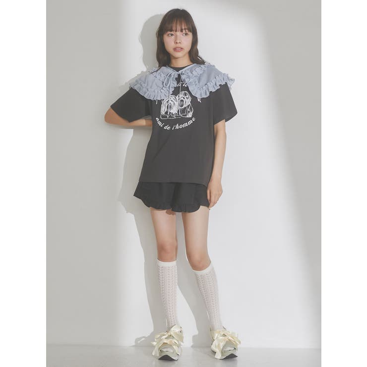 MORPH8NE モルフィン フリルショートパンツ 黒 セール】【MORPH8NE】MACBETH ONEPIECE（ワンピース）｜MORPH8NE