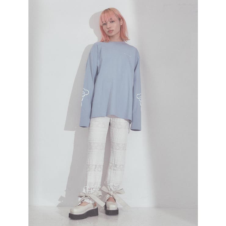 kurukuru flower longtee[品番：MKSW0049312]｜merry jenny