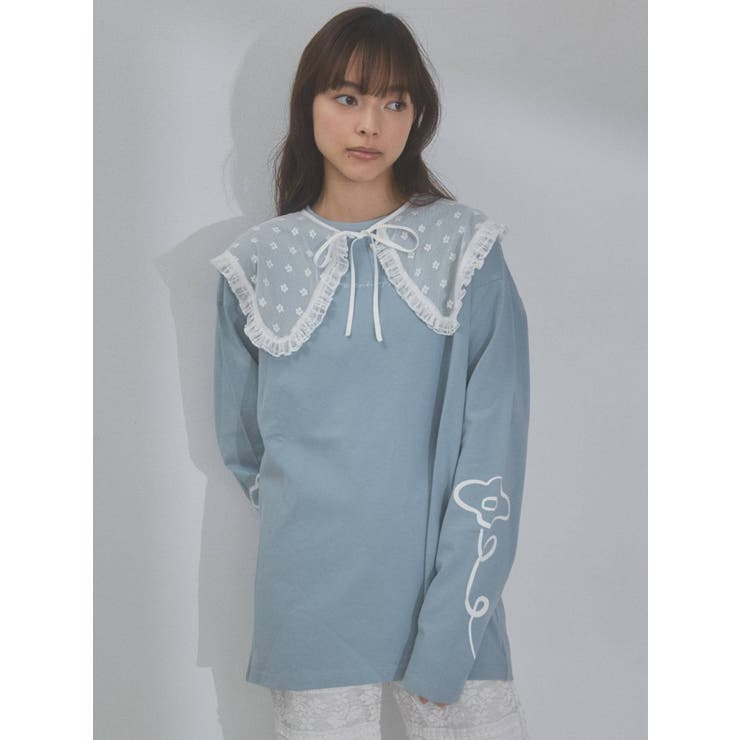 kurukuru flower longtee[品番：MKSW0049312]｜merry jenny