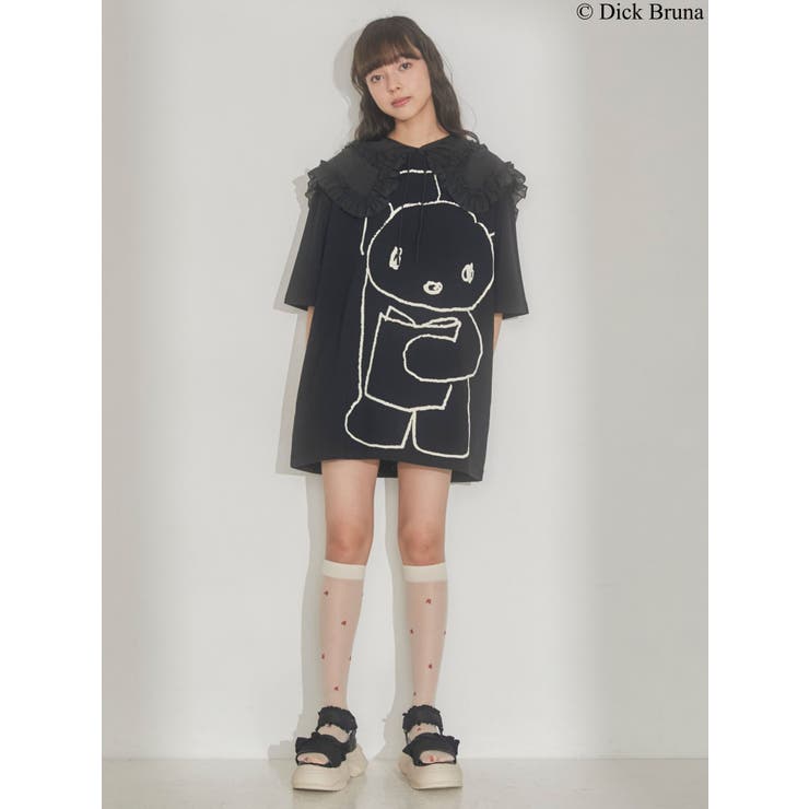 BLACK BEAR BIG TEE[品番：MKSW0051158]｜merry jenny