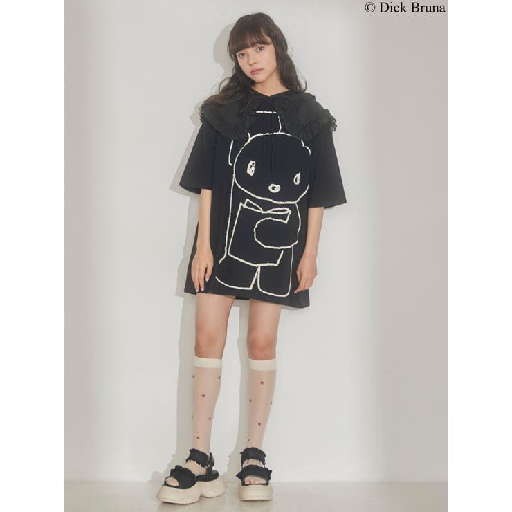 新品限定⭐メリージェニー✫ブラック ベア ビッグ Tシャツ ワンピース 入手困難 新品限定⭐メリージェニー✫ブラック ベア ビッグ Tシャツ