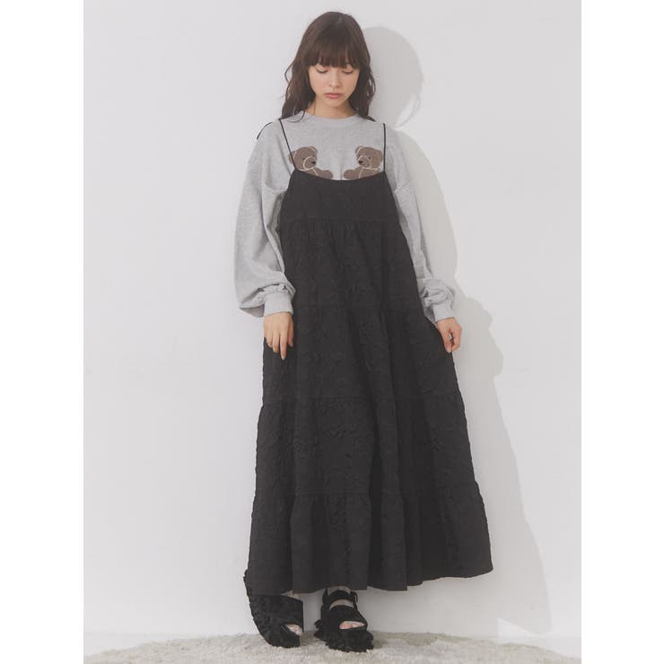 rumpleティアードキャミワンピース[品番：MKSW0052246]｜merry