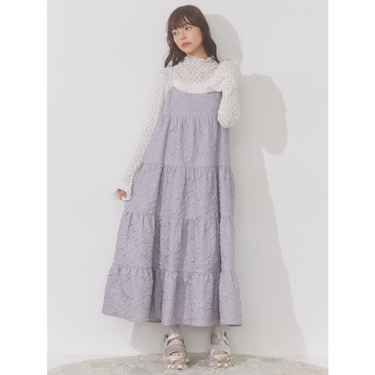 rumpleティアードキャミワンピース[品番：MKSW0052246]｜merry