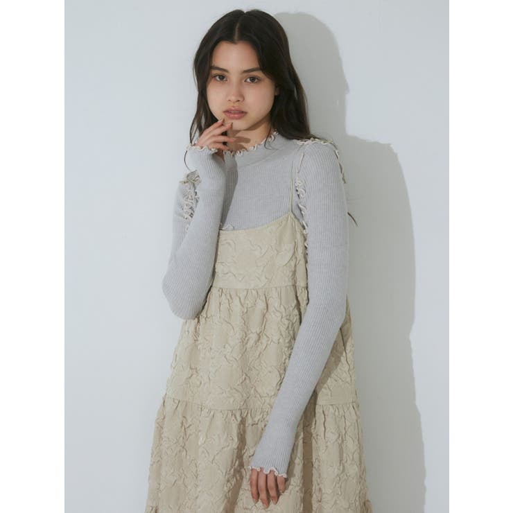 merruny メルニー　frill tiered cami ワンピース merruny メルニー frill tiered cami ワンピース