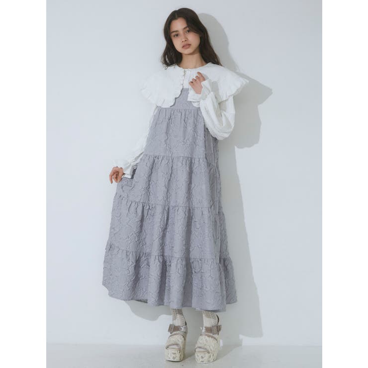 rumpleティアードキャミワンピース[品番：MKSW0052246]｜merry