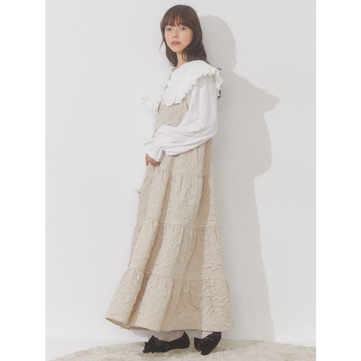 rumpleティアードキャミワンピース[品番：MKSW0052246]｜merry