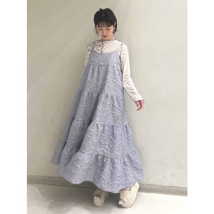 rumpleティアードキャミワンピース[品番：MKSW0052246]｜merry