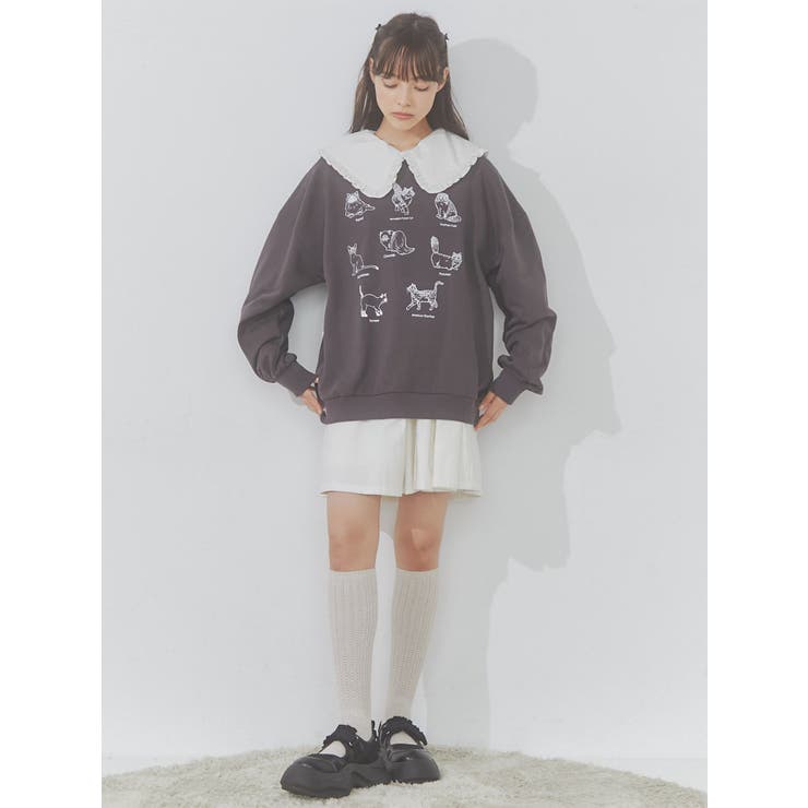 フリルカラータックミニワンピース[品番：MKSW0052716]｜merry jenny