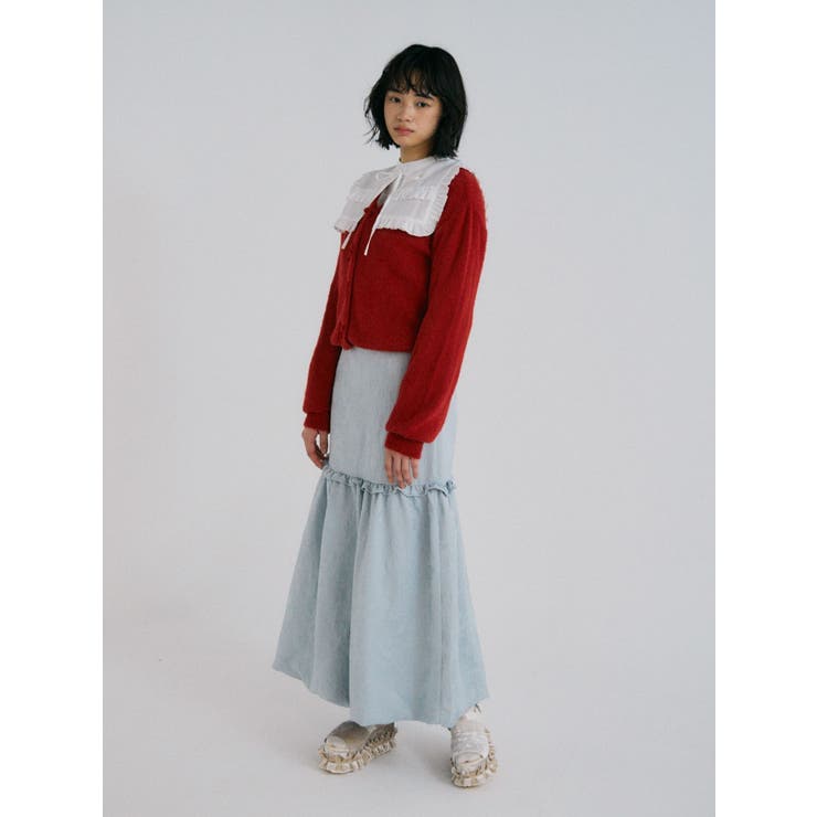 flowerジャガードバルーンスカート[品番：MKSW0052255]｜merry jenny