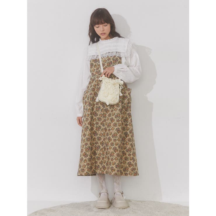 【新品タグ付き】merry jenny ジャガード スカート ホワイト 新品タグ付き】merry jenny ジャガード スカート ホワイト