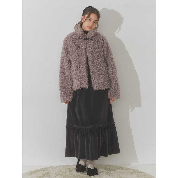 poodle collar fakefur coat[品番：MKSW0052265]｜merry  jenny（メリージェ二ー）のレディースファッション通販｜SHOPLIST（ショップリスト）