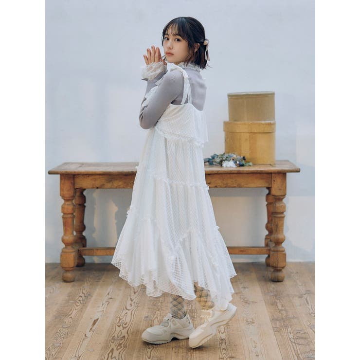 flower laceティアードワンピース[品番：MKSW0054624]｜merry  jenny（メリージェ二ー）のレディースファッション通販｜SHOPLIST（ショップリスト）