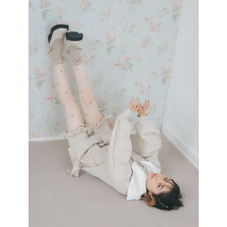 フリルニットショートパンツ【セットアップ着用可能】[品番