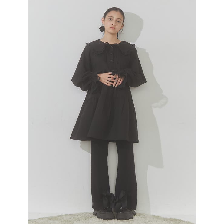 リボンニットパンツ【セットアップ着用可能】[品番：MKSW0052272