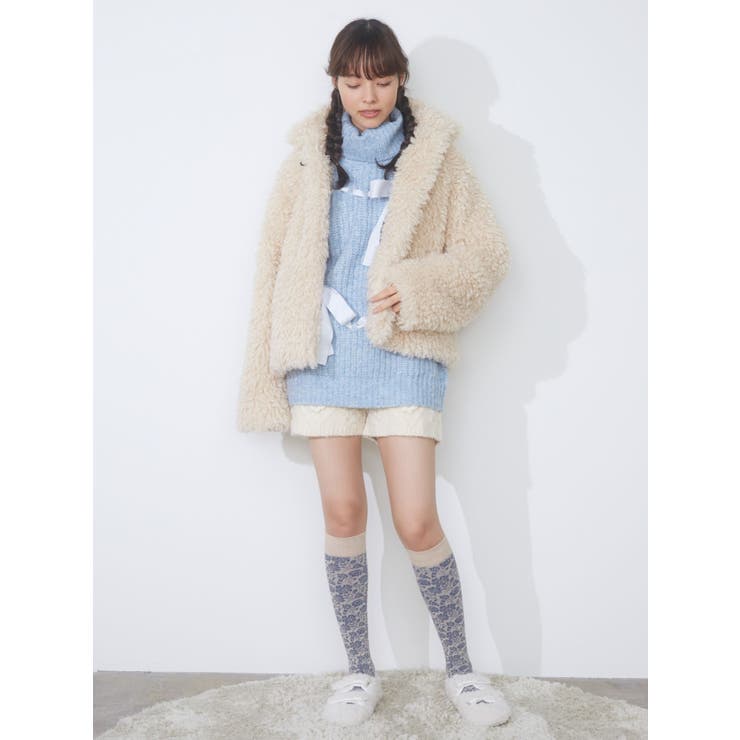 merry jenny（メリージェニー）の「flowerニットショートパンツ