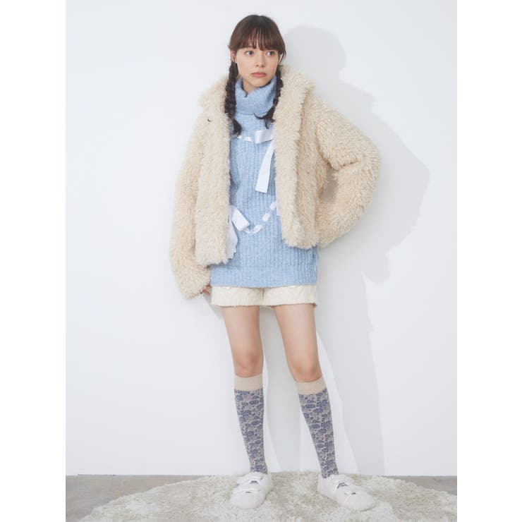 merry jenny（メリージェニー）の「flowerニットショートパンツ