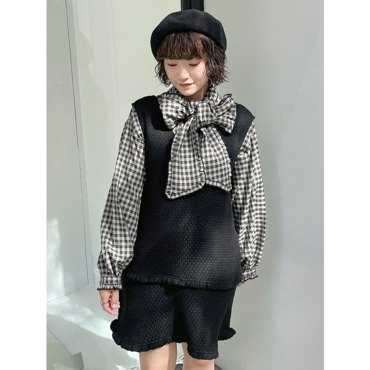 即完品 24年 TsurubyMarikoOikawa チェックリボン ブラウス 即完品 24年 TsurubyMarikoOikawa チェックリボン ブラウス 【公式通販】