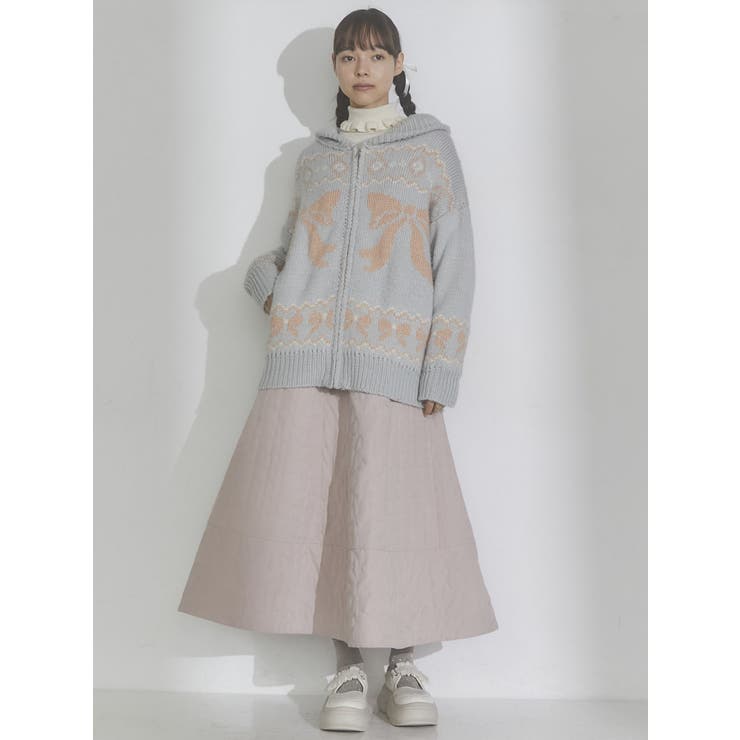 ribbonジャガードカウチンニット[品番：MKSW0053829]｜merry