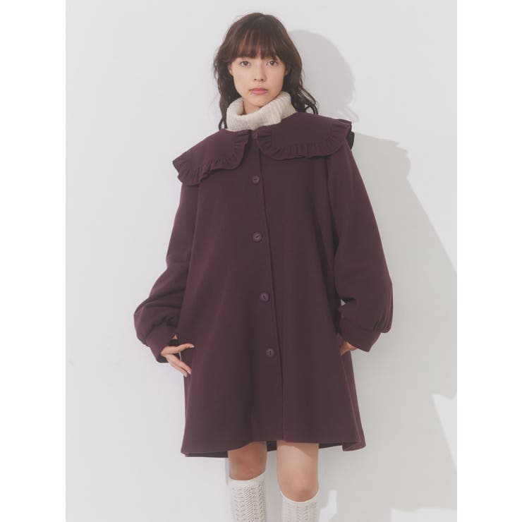 Aラインセーラーコート[品番：MKSW0056619]｜merry jenny（メリージェ