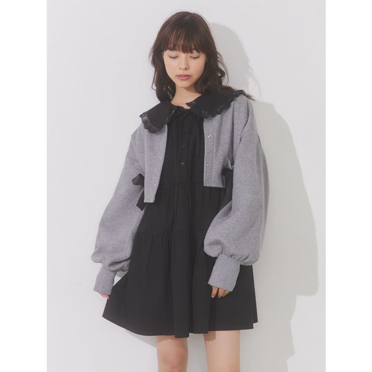 洋服通販 - 新作アイテムを 2wayレースフリルミニワンピース[品番：MKSW0054422]｜merry ワンピース