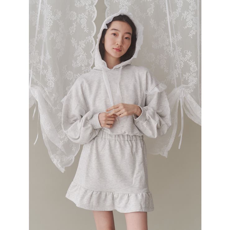 メーカー直売 - 人気ランキング フリルフードワンピース[品番：MKSW0055646]｜merry jenny ワンピース