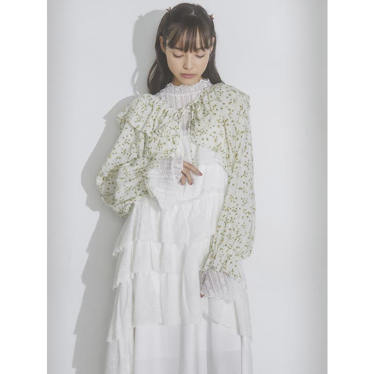 petit flowerフリルボレロ[品番：MKSW0055397]｜merry jenny （メリージェ二ー）のレディースファッション通販｜SHOPLIST（ショップリスト）