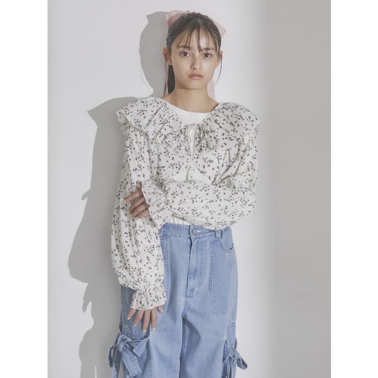 オシャレ☆かわいい☆LOUNIE】ベージュ フリルボレロ サイズ40