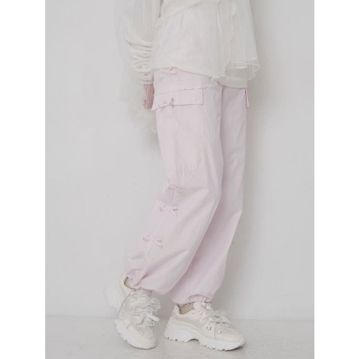 petit ribbonカーゴパンツ[品番：MKSW0055400]｜merry jenny