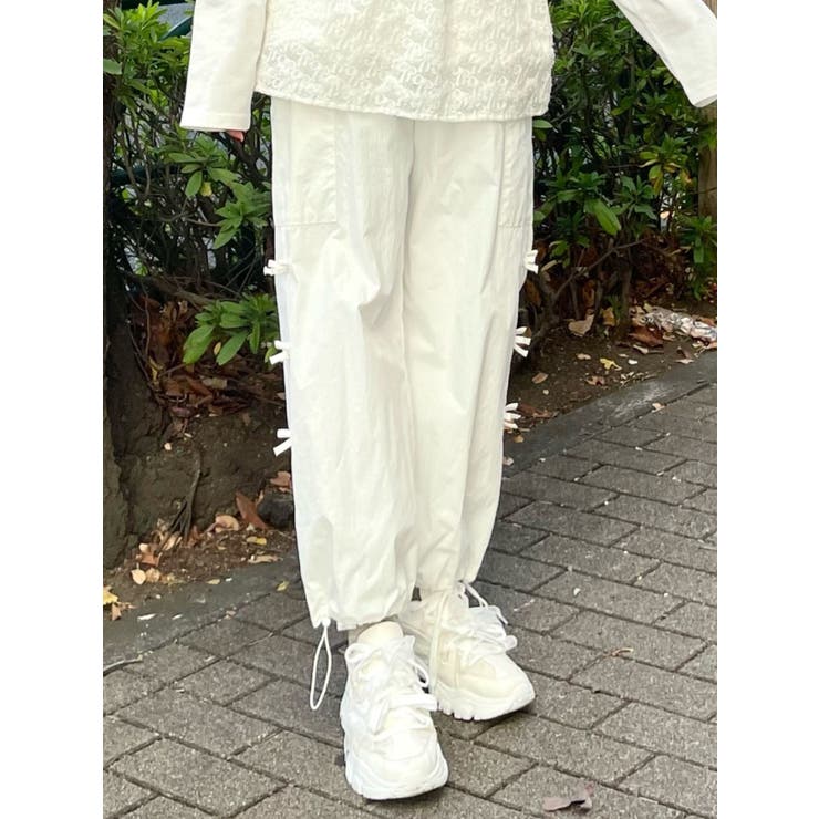 petit ribbonカーゴパンツ[品番：MKSW0055400]｜merry jenny