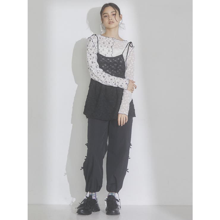 petit ribbonカーゴパンツ[品番：MKSW0055400]｜merry jenny