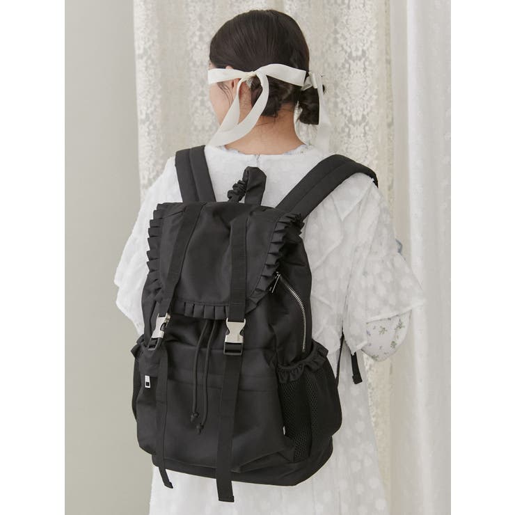 フリルバックパック[品番：MKSW0056401]｜merry jenny