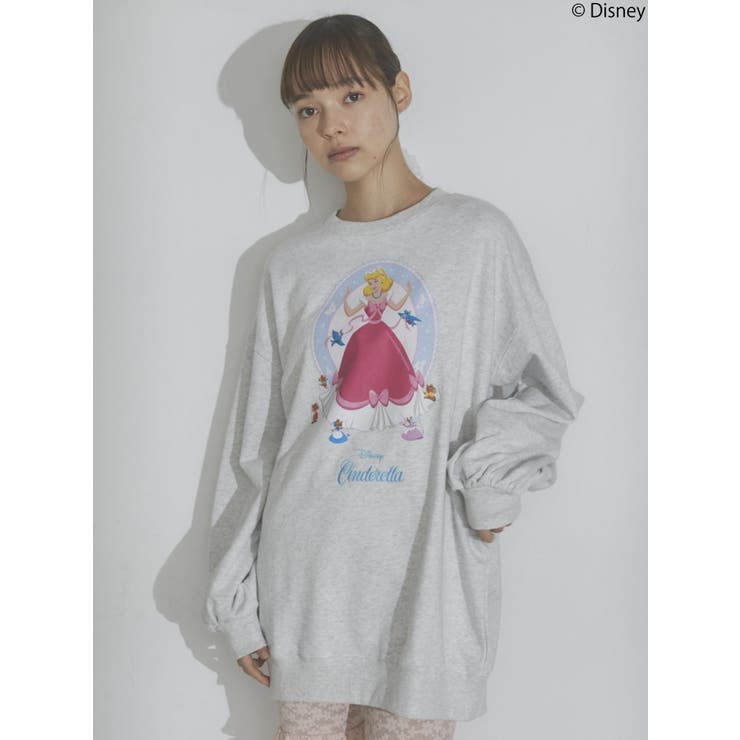 春夏新作 Cinderellaスウェット[品番：MKSW0055422]｜merry jenny トップス