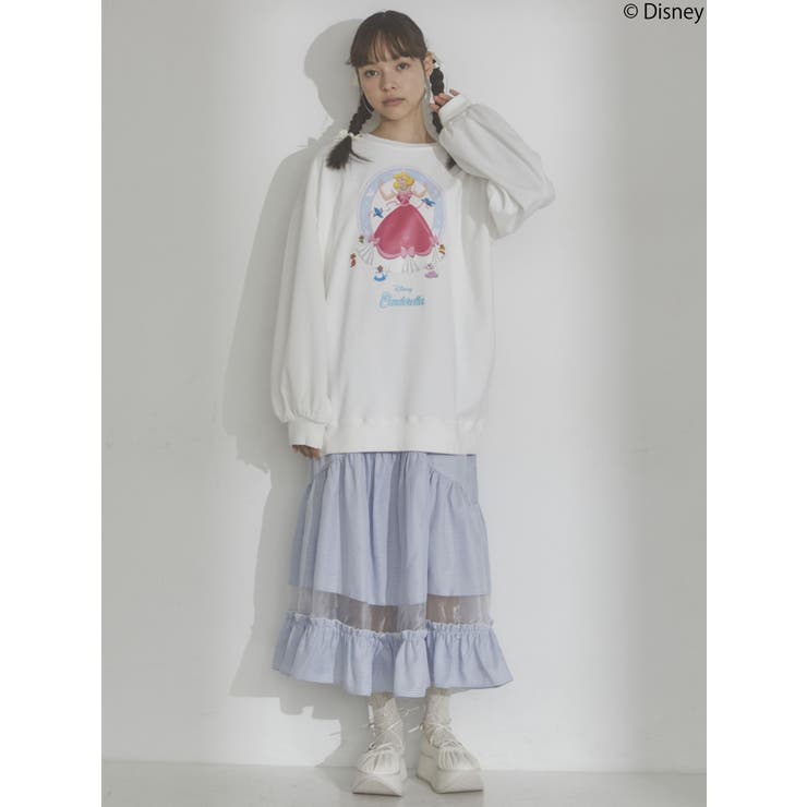 Cinderellaスウェット[品番：MKSW0055422]｜merry jenny