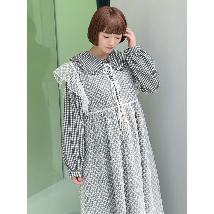 月末セール❣️45r ガーゼ裏毛のヘンリードレス　ベージュ　ロングワンピース 月末セール❣️45r ガーゼ裏毛のヘンリードレス ベージュ ロング