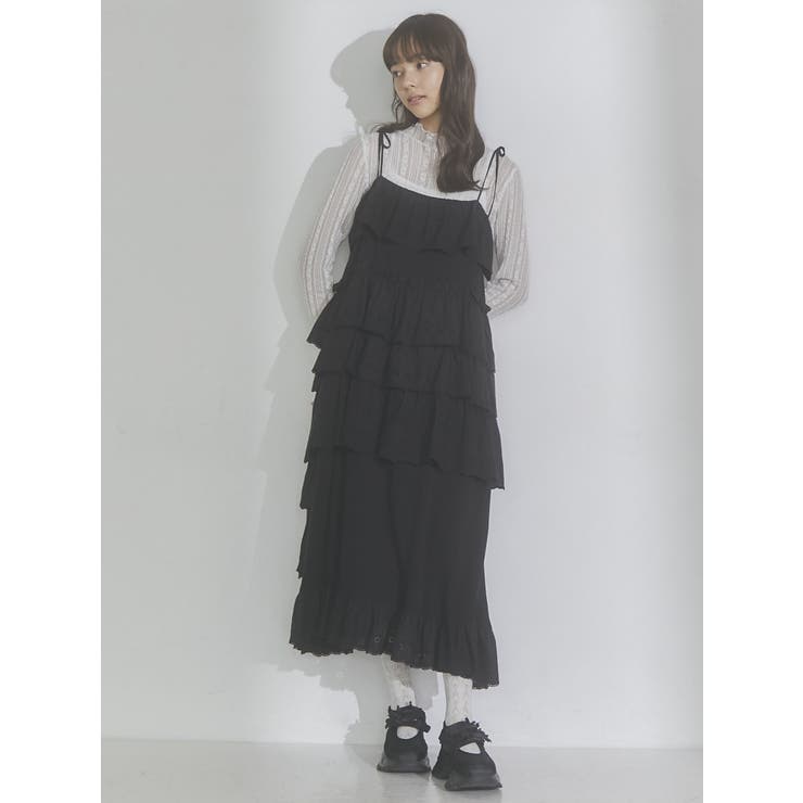 イレギュラーキャミワンピース[品番：MKSW0055433]｜merry jenny