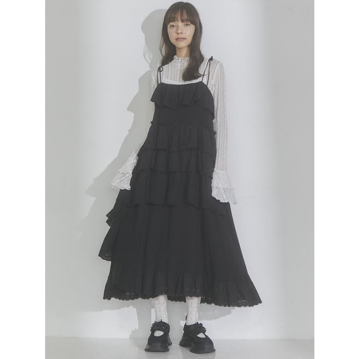 イレギュラーキャミワンピース[品番：MKSW0055433]｜merry jenny