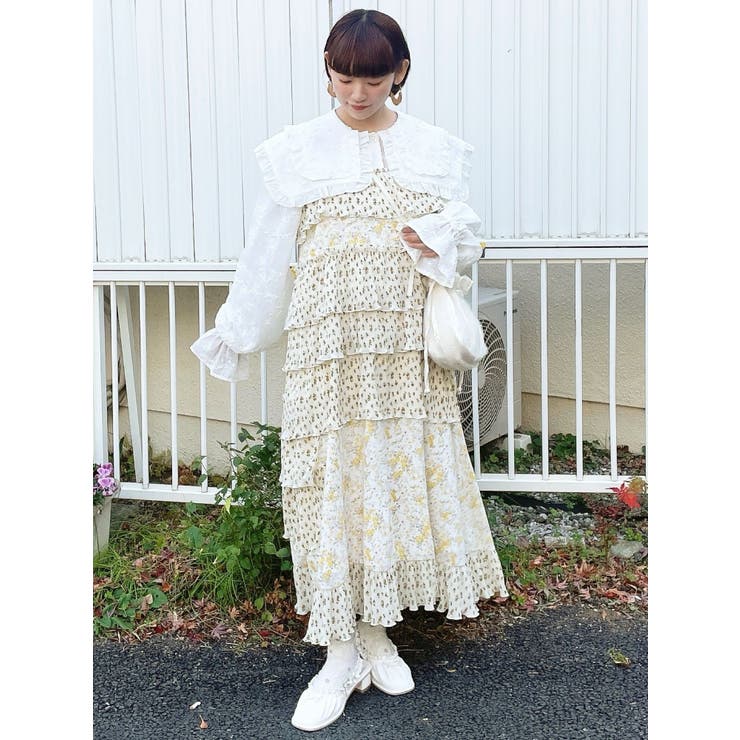 イレギュラーキャミワンピース[品番：MKSW0055433]｜merry jenny