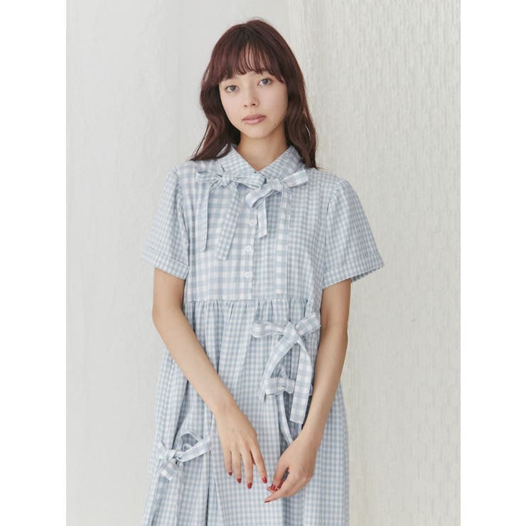merry jenny リボンがいっぱいワンピース merry jenny（メリージェニー）の「リボンがいっぱいワンピース