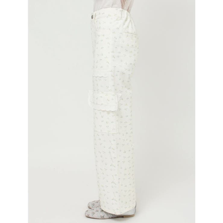 petit flowerカーゴパンツ[品番：MKSW0057324]｜merry jenny